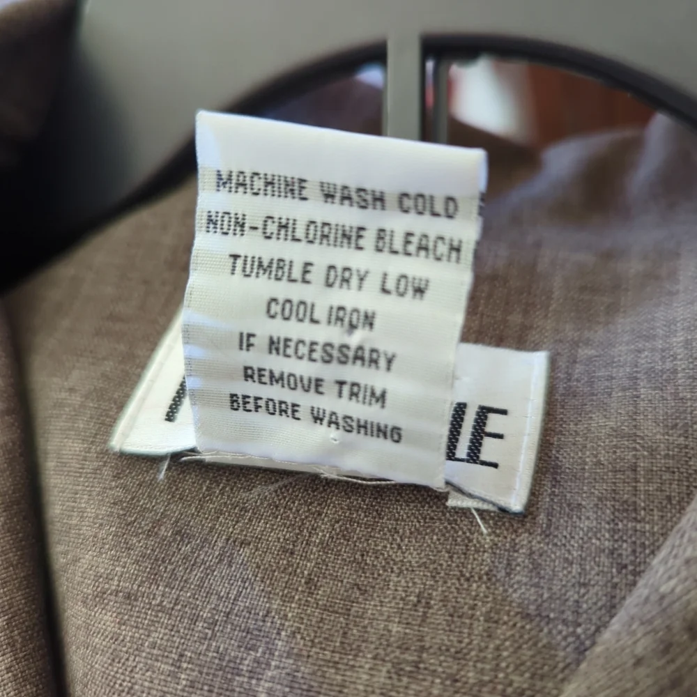 Vintage Jacket Blazer Brown Tailored w/Applique 16WP Periwinkle - Picture 6 of 15